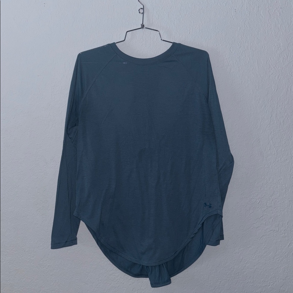 Dark Blue Long Sleeve Top